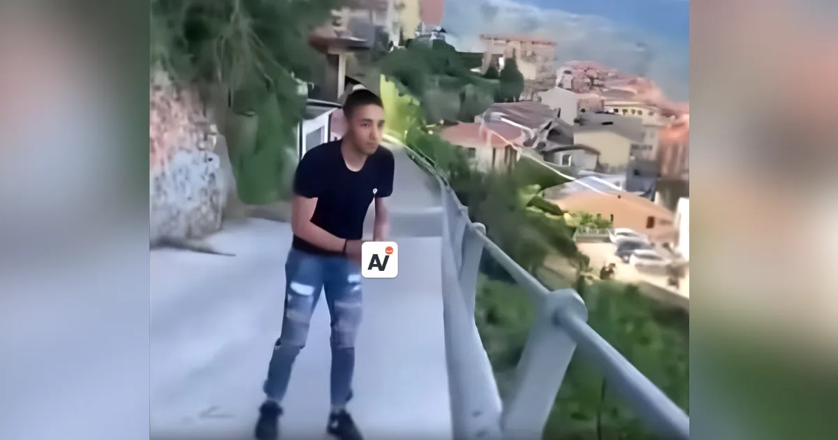 Joven italiano lanza gato desde un puente y lo publica en redes sociales