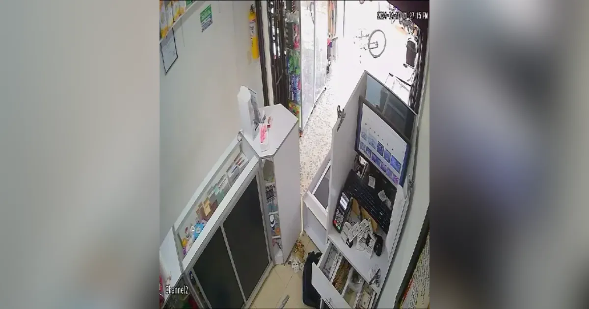 Valiente trabajador frustra intento de robo en local comercial